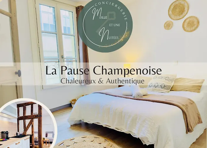 La Pause Champenoise - - Wifi & Washing Machine Lägenhet