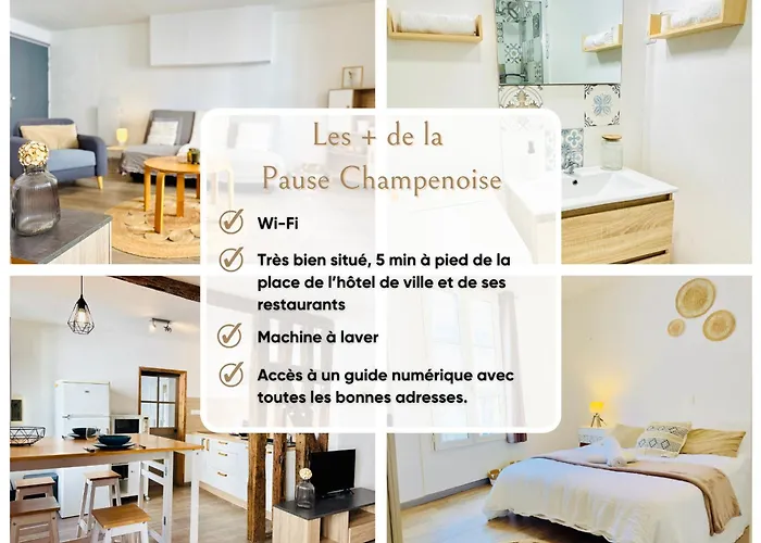 Lägenhet La Pause Champenoise - - Wifi & Washing Machine